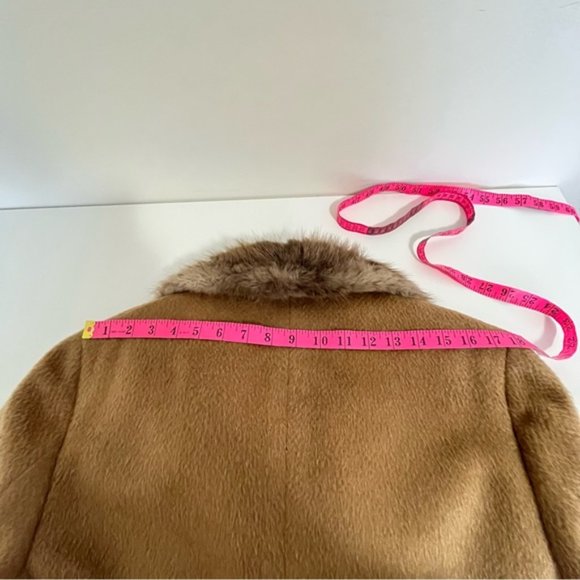 Vintage Crombie Mohara Wool Mohair Coat With Real Fur Collar - Picture 15 of 16